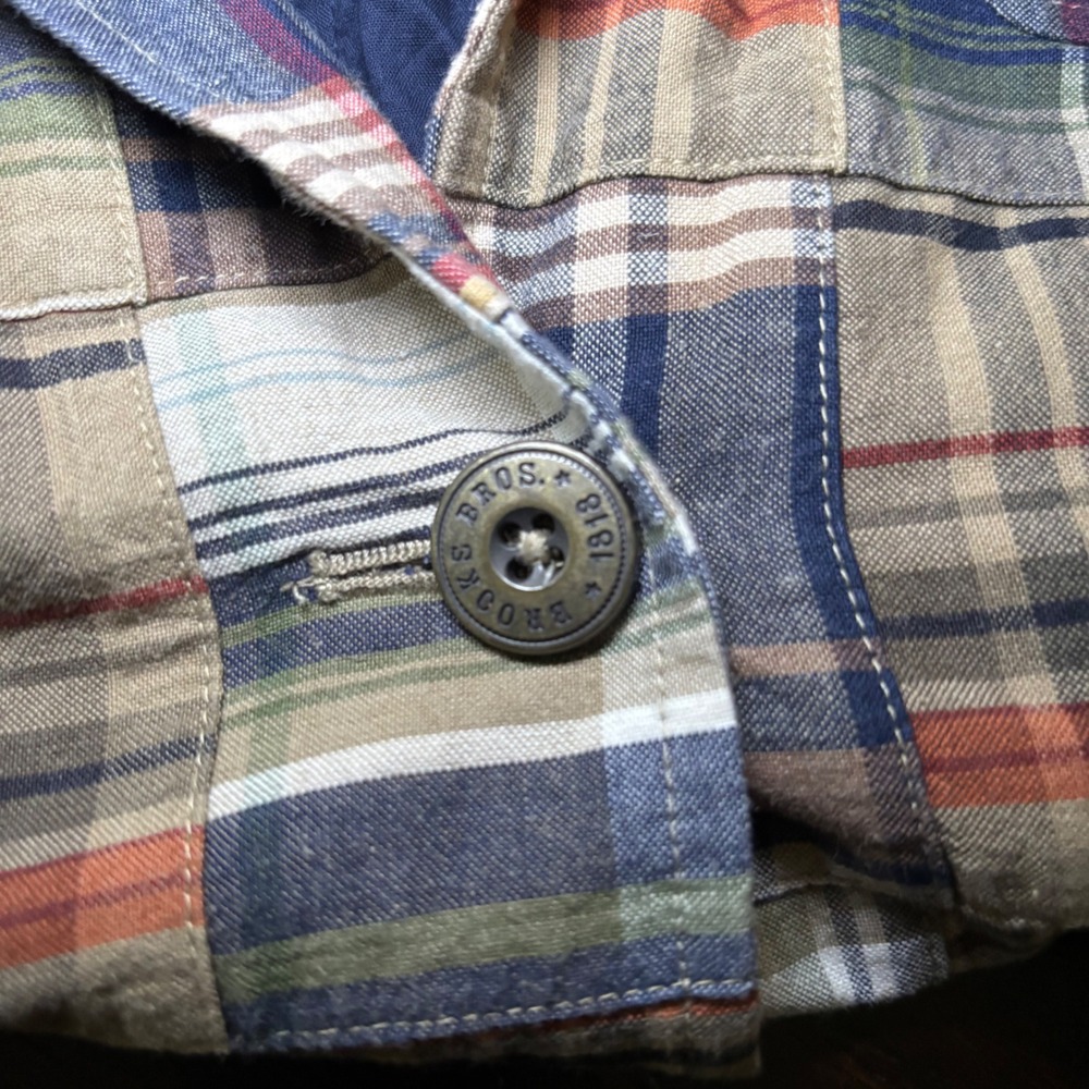 Brooks Brothers Patchwork Plaid Blazer Madras Preppy Jacket Size 0 Academia XS - Picture 8 of 14